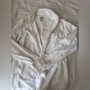 Zara white button up